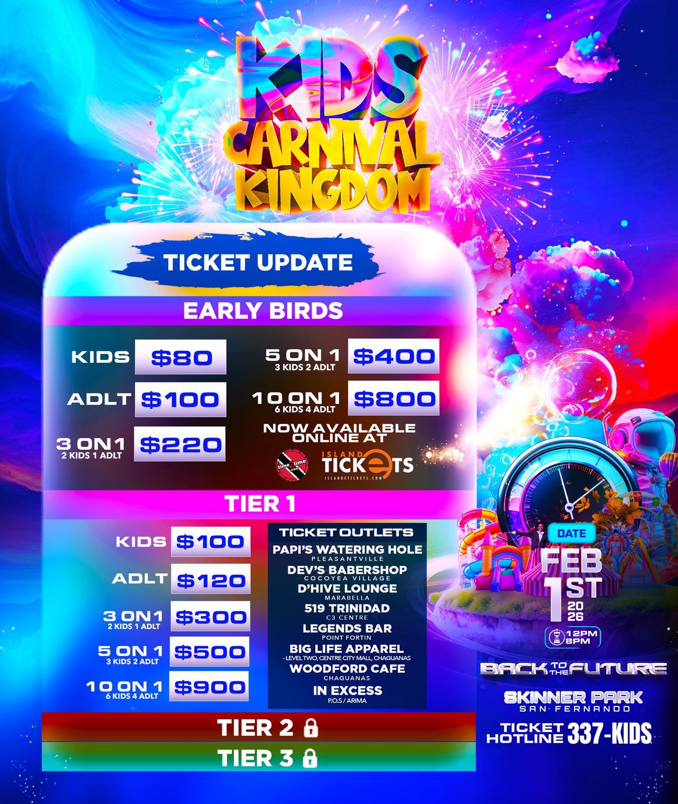 Ticket options